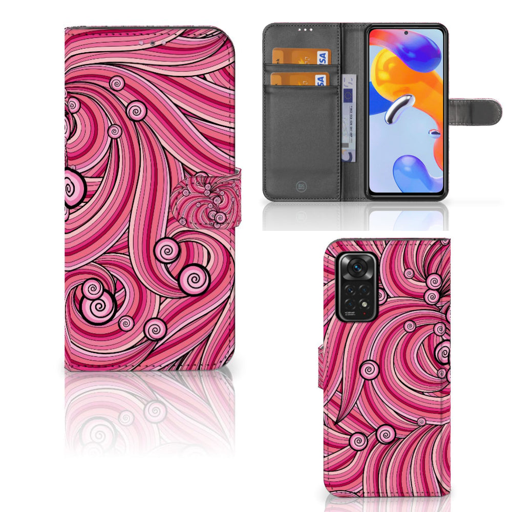 Xiaomi Redmi Note 11 Pro 5G/4G Hoesje Swirl Pink