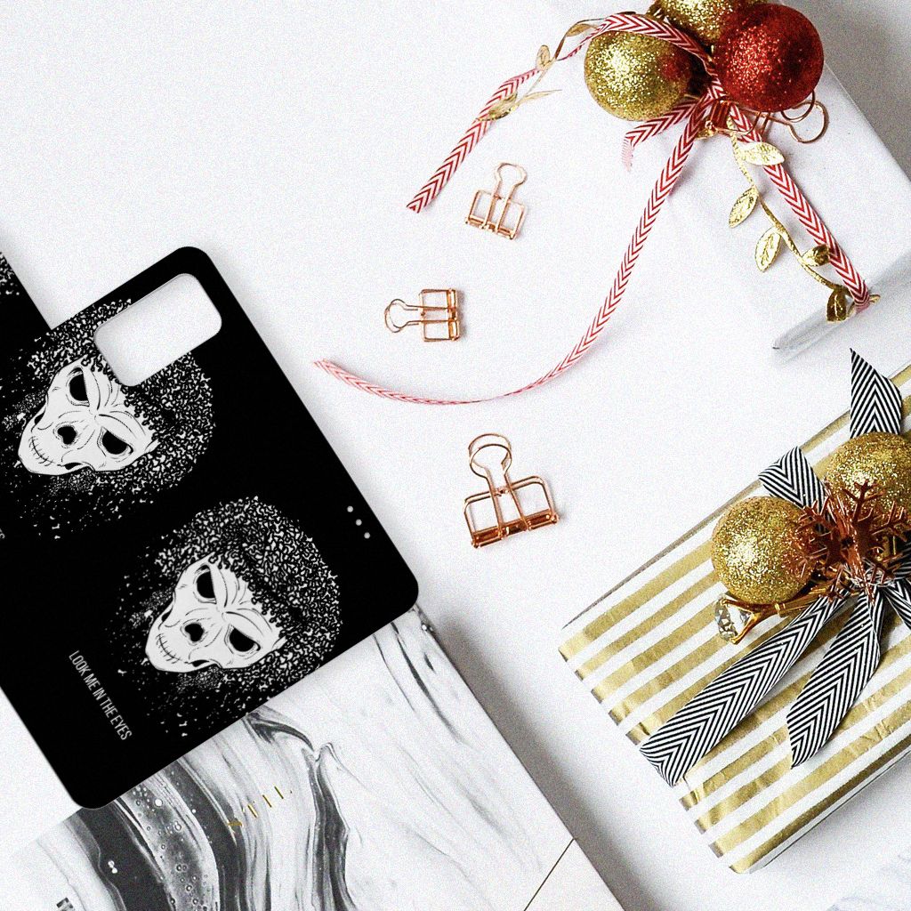 Telefoonhoesje met Naam Huawei P40 Pro Skull Hair
