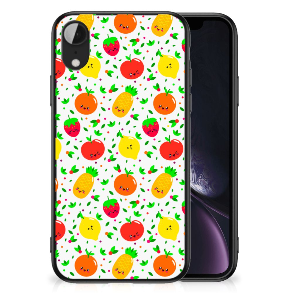 Apple iPhone XR Back Cover Hoesje Fruits