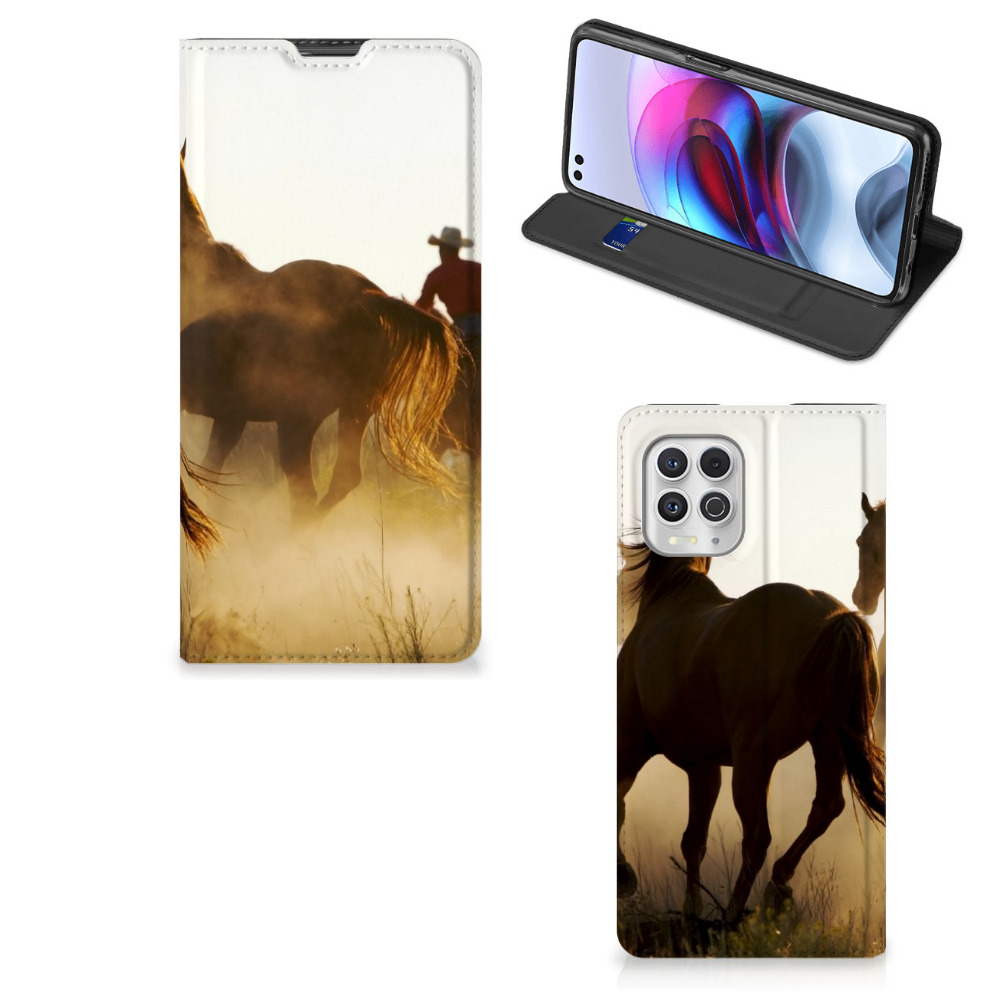 Motorola Moto G100 Hoesje maken Design Cowboy - B2C Telecom