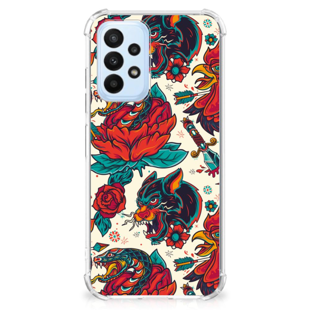 Anti-shock Hoesje met foto voor Samsung Galaxy A23 Old Skool - B2C Telecom