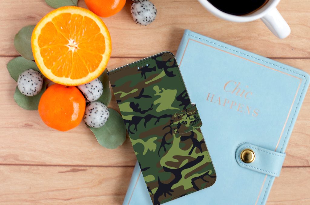 OPPO Reno8 Pro Telefoon Hoesje Army Dark