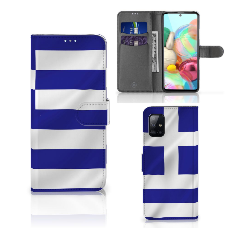 Samsung Galaxy A71 Bookstyle Case Griekenland