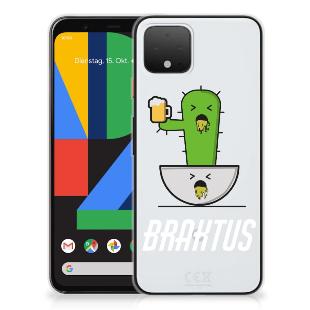 Google Pixel 4 Telefoonhoesje met Naam Braktus