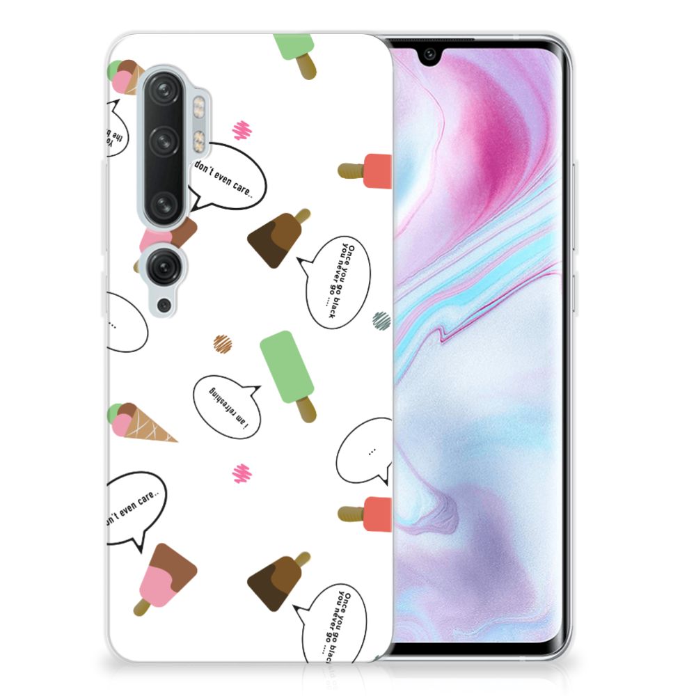 Xiaomi Mi Note 10 Pro Siliconen Case IJsjes B2C Telecom