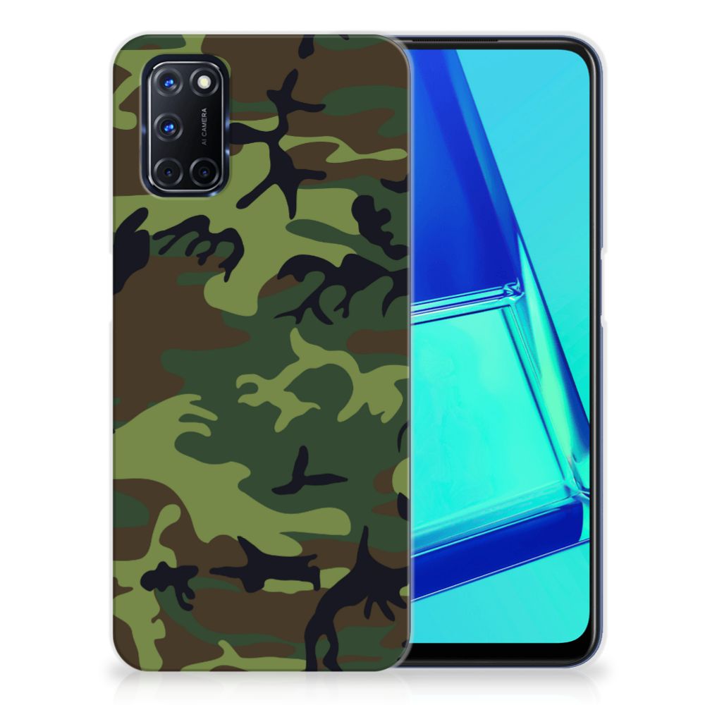 OPPO A52 | A72 TPU bumper Army Dark