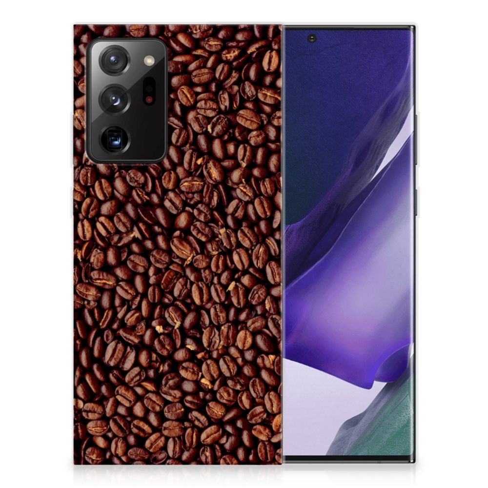 Samsung Galaxy Note20 Ultra Siliconen Case Koffiebonen B2C Telecom