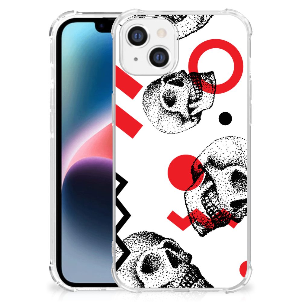 Extreme Case Apple iPhone 14 Plus Skull Red
