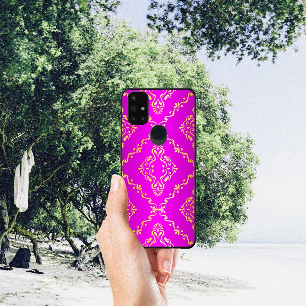 Back Cover OnePlus Nord N10 5G Barok Roze B2C Telecom