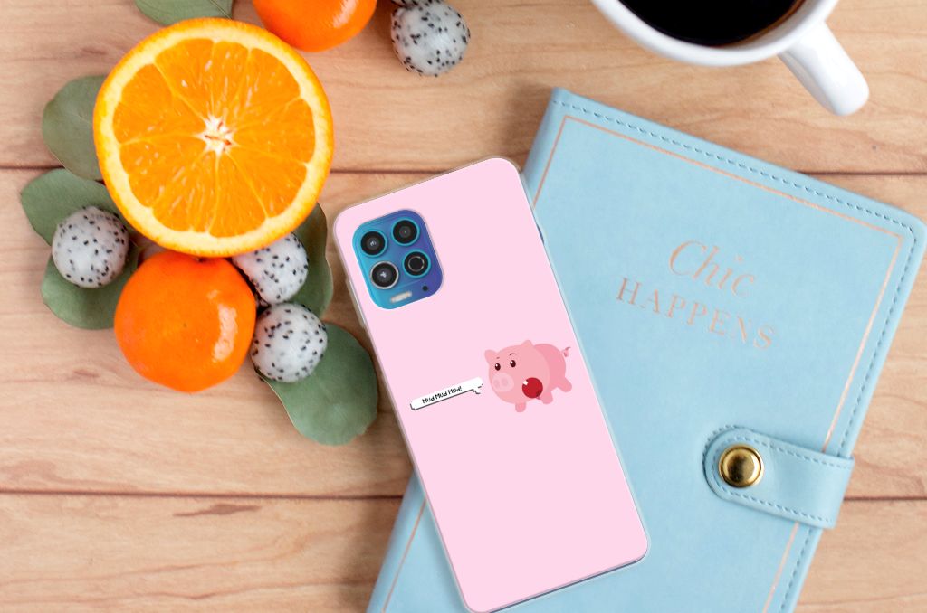 Motorola Moto G100 Telefoonhoesje met Naam Pig Mud B2C Telecom