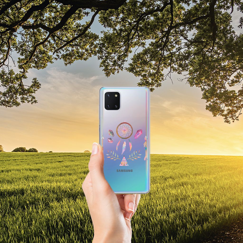 Samsung Galaxy Note 10 Lite Telefoonhoesje met Naam Boho Dreamcatcher