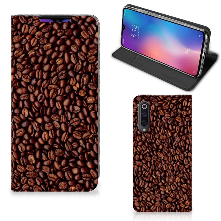 Xiaomi Mi 9 Flip Style Cover Koffiebonen