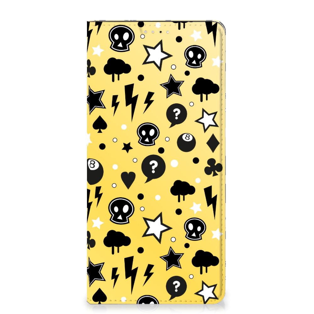 Mobiel BookCase Samsung Galaxy A33 5G Punk Geel - B2C Telecom