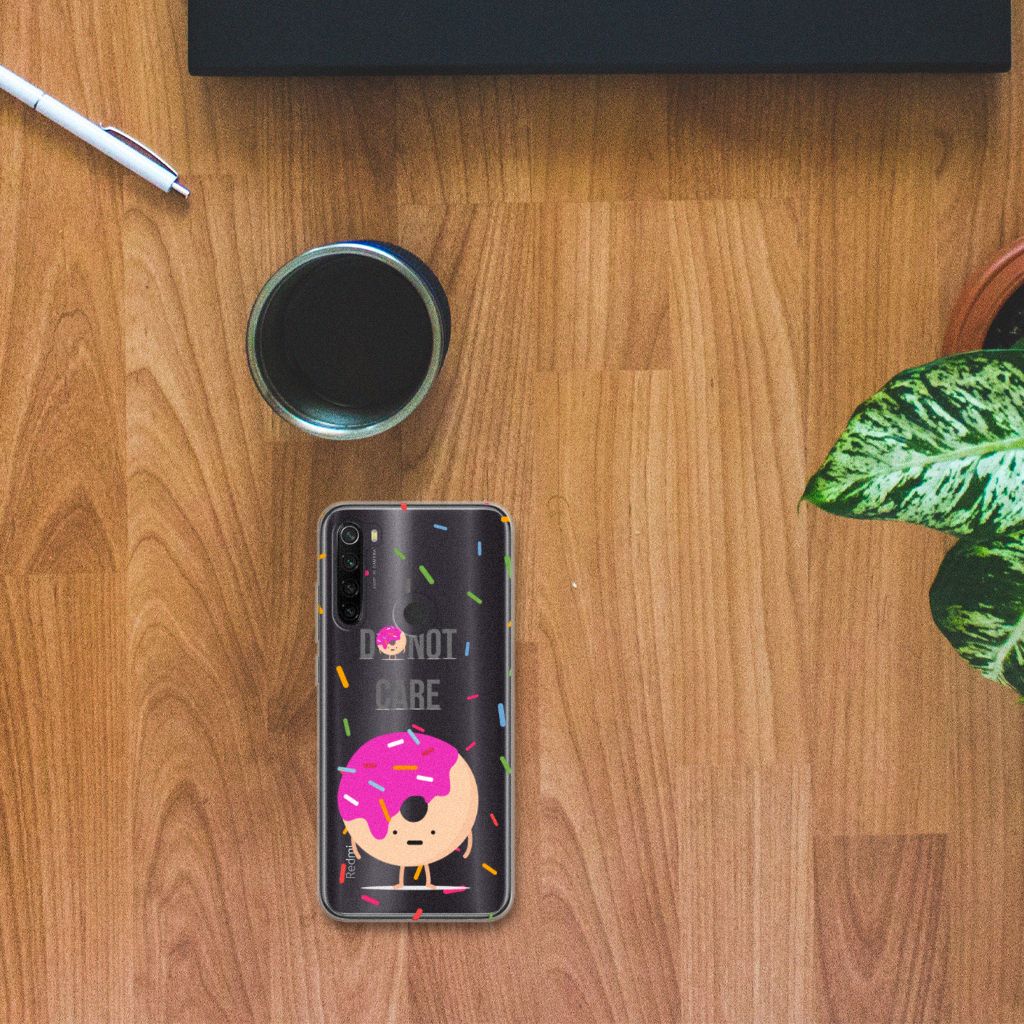 Xiaomi Redmi Note 8T Siliconen Case Donut Roze B2C Telecom