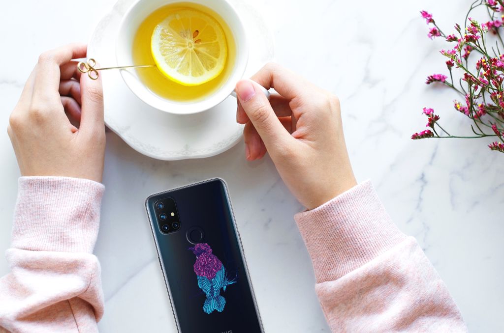 OnePlus Nord N10 5G Telefoonhoesje met Naam Merel B2C Telecom