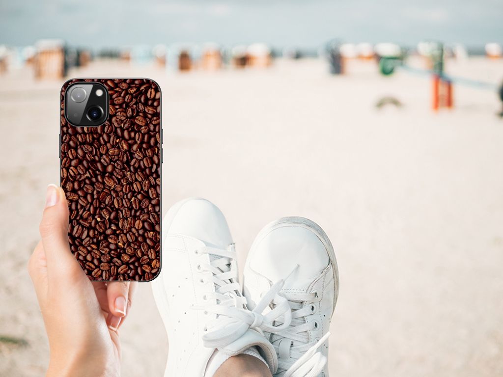 Apple iPhone 13 Back Cover Hoesje Koffiebonen B2C Telecom