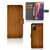 Samsung Galaxy Note 20 Book Style Case Donker Hout