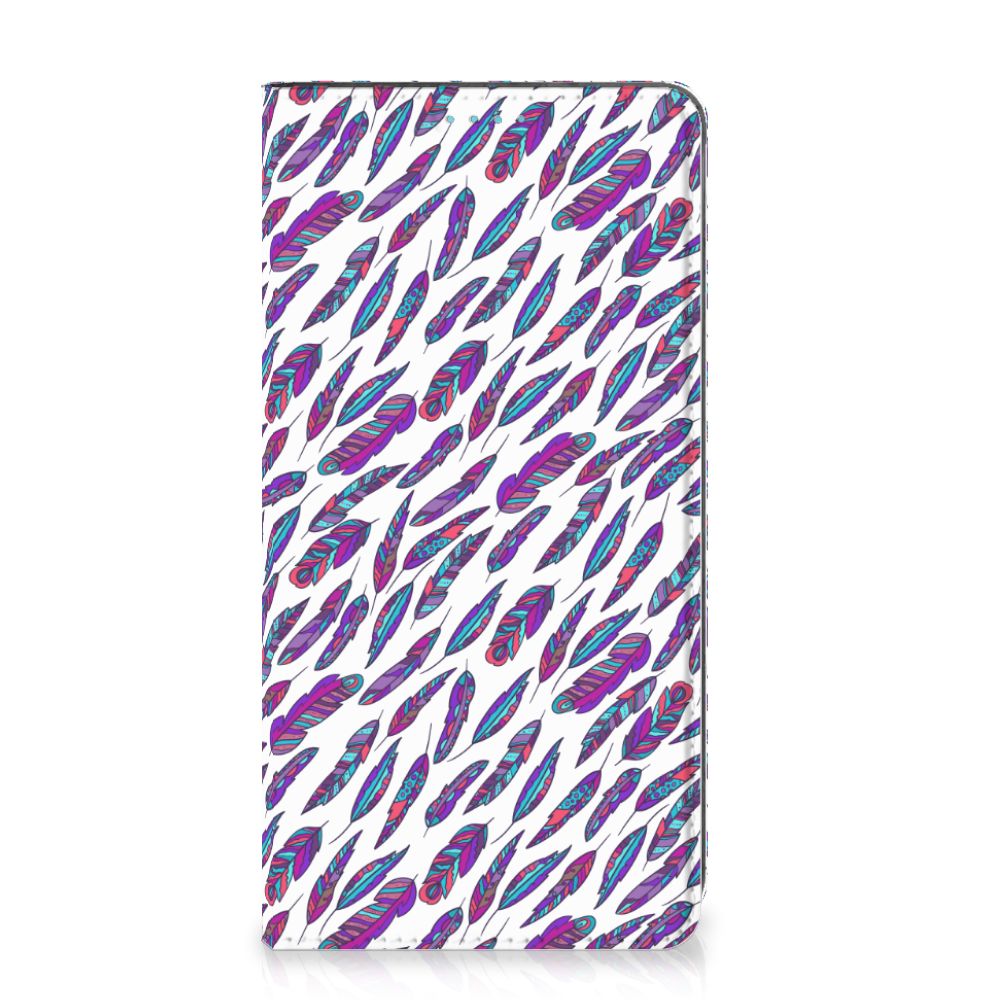 Samsung Galaxy A53 Hoesje met Magneet Feathers Color