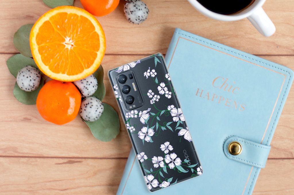 OPPO Find X3 Neo Uniek TPU Case Blossom White B2C Telecom