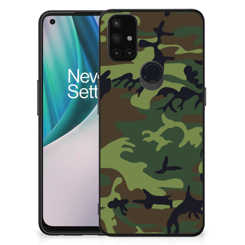 OnePlus Nord N10 5G Back Case Army Dark