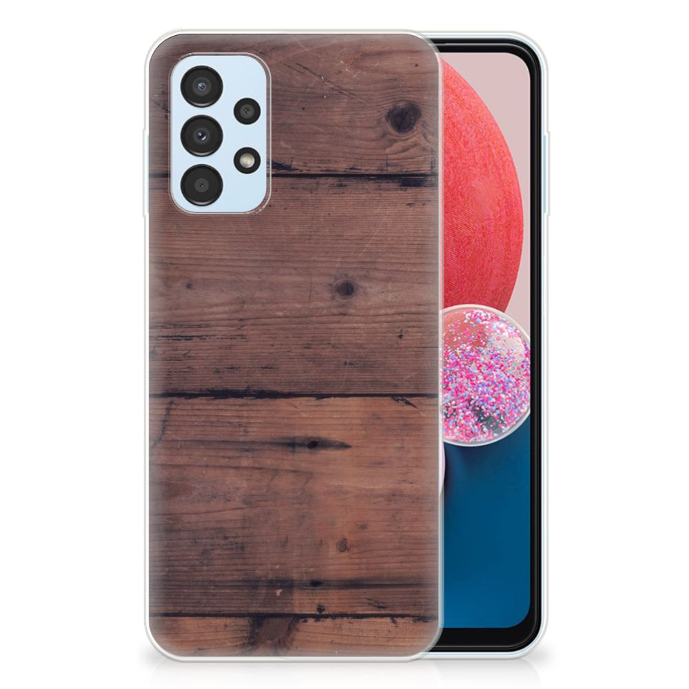 Samsung Galaxy A13 4G Bumper Hoesje Old Wood B2C Telecom