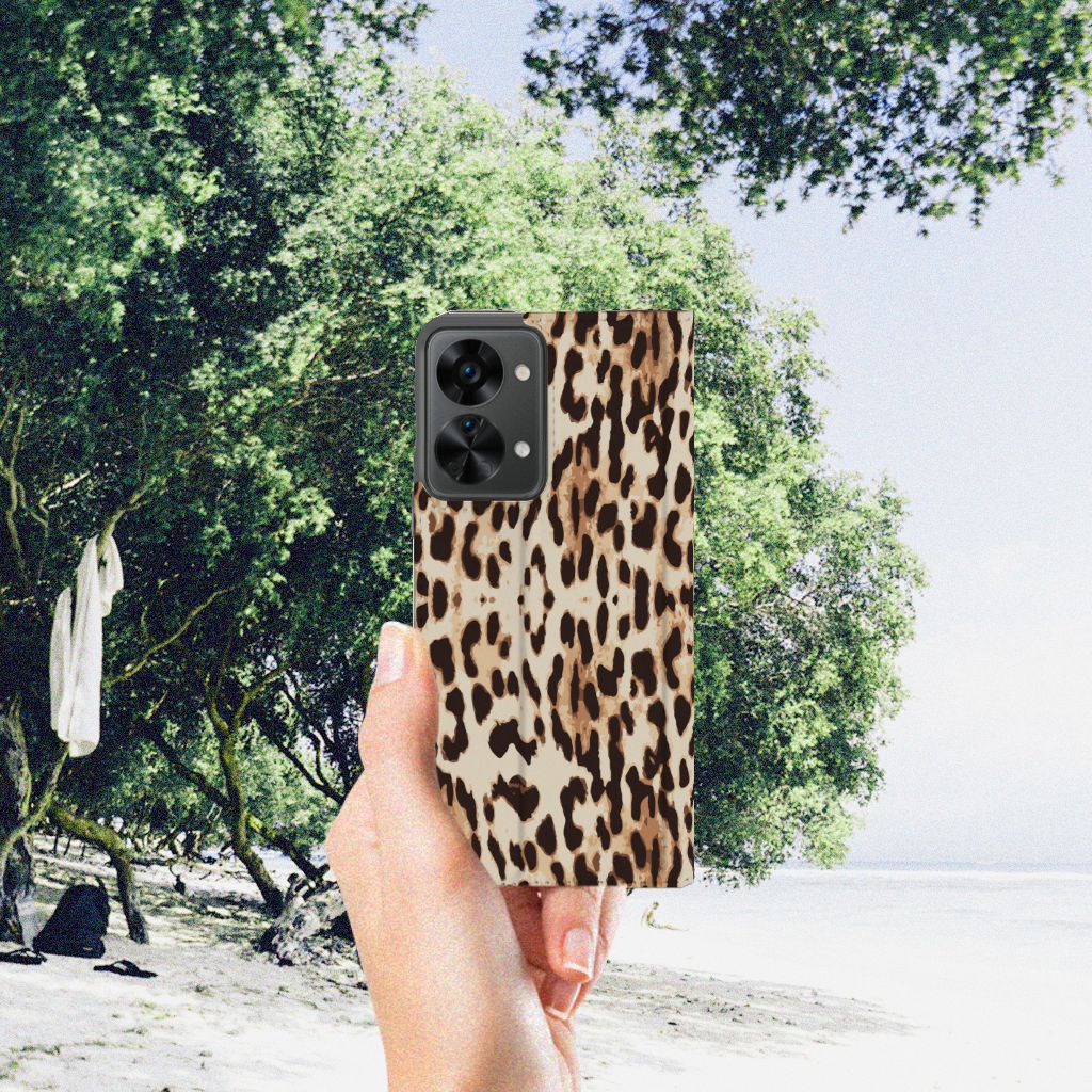 OnePlus Nord 2T Hoesje maken Leopard - B2C Telecom