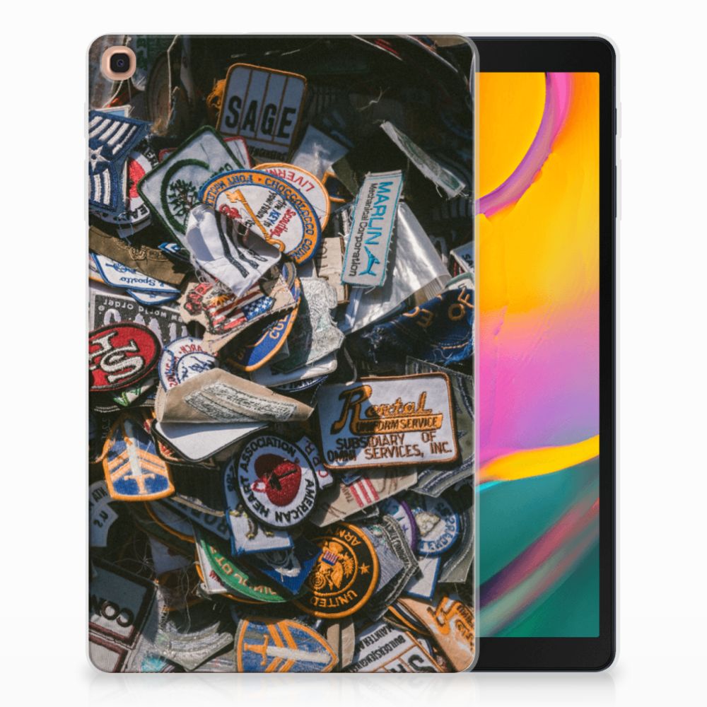 Samsung Galaxy Tab A 10.1 (2019) Tablet Backcover met foto Badges