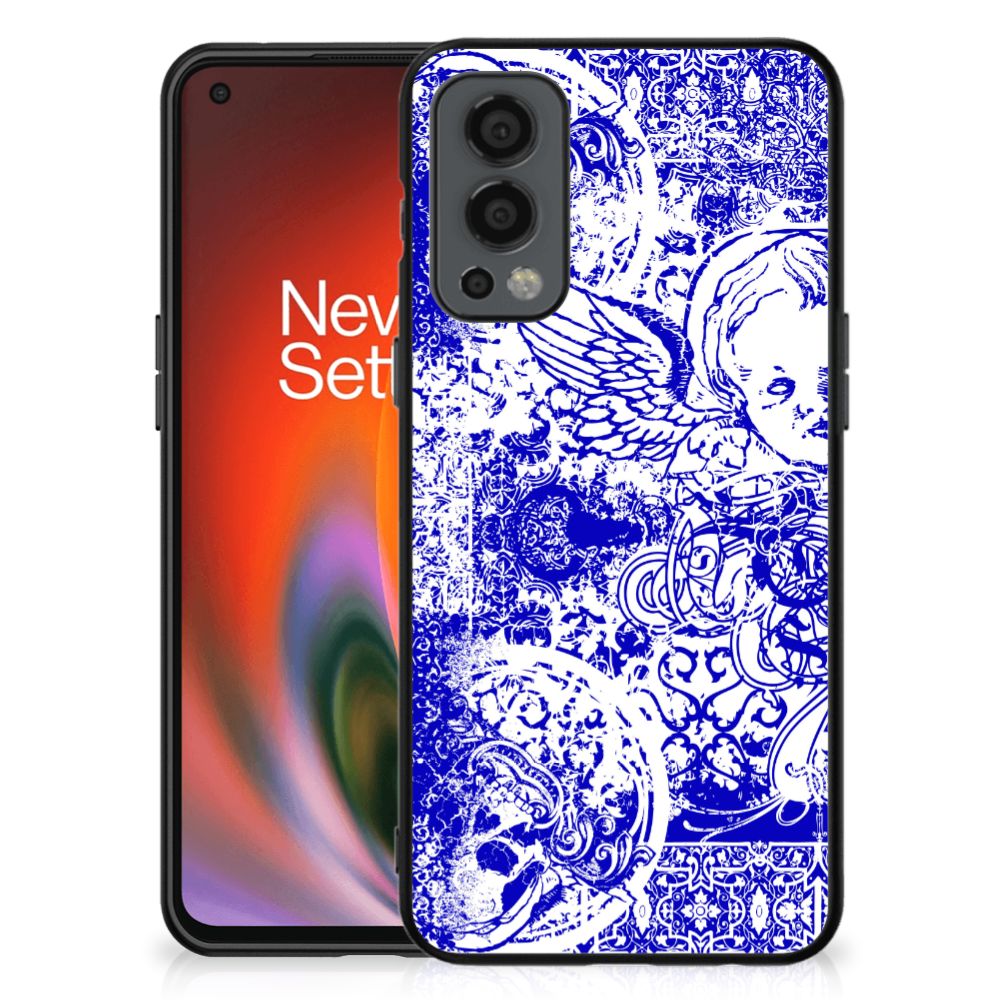Telefoonhoesje OnePlus Nord 2 Angel Skull Blauw
