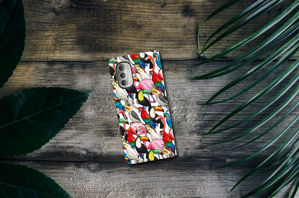 Motorola Moto G51 5G Hoesje maken Birds - B2C Telecom
