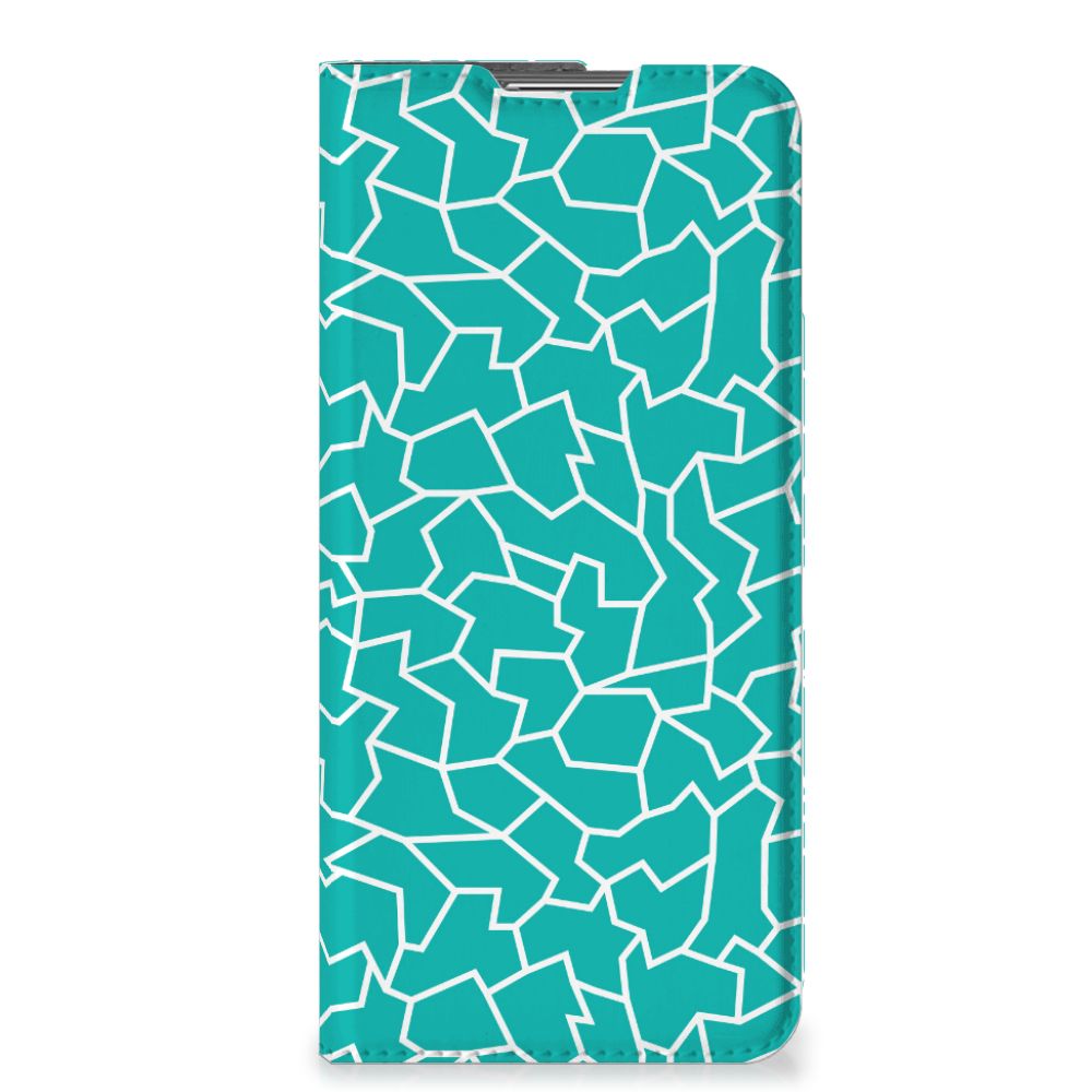 OPPO Find X5 Pro Bookcase Cracks Blue - B2C Telecom