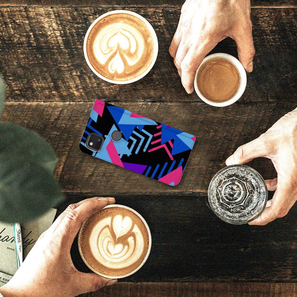 Google Pixel 4a Stand Case Funky Triangle - B2C Telecom
