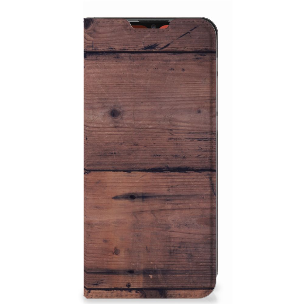 Motorola Moto E7 Power | E7i Power Book Wallet Case Old Wood - B2C Telecom