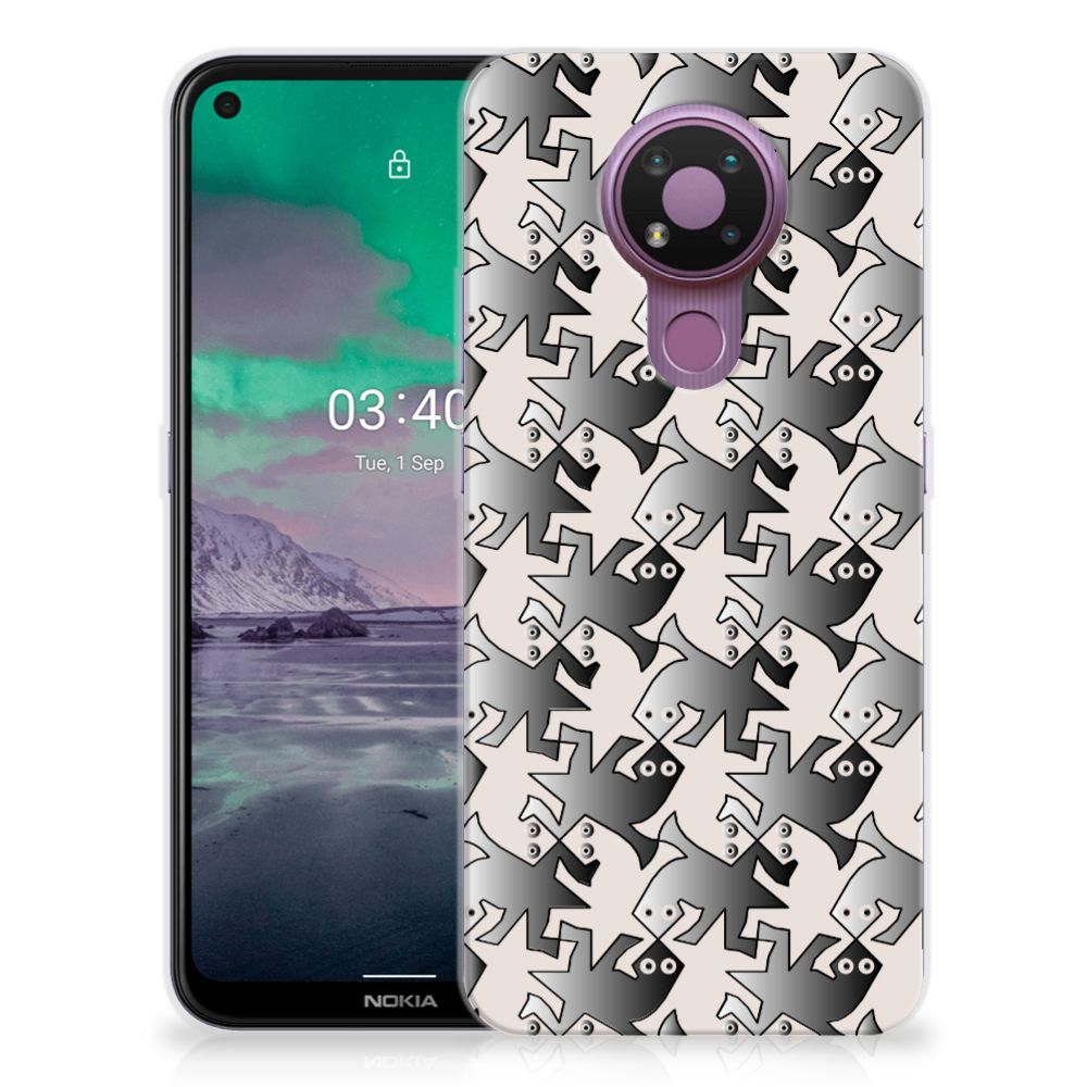 Nokia 3.4 TPU Hoesje Salamander Grey B2C Telecom