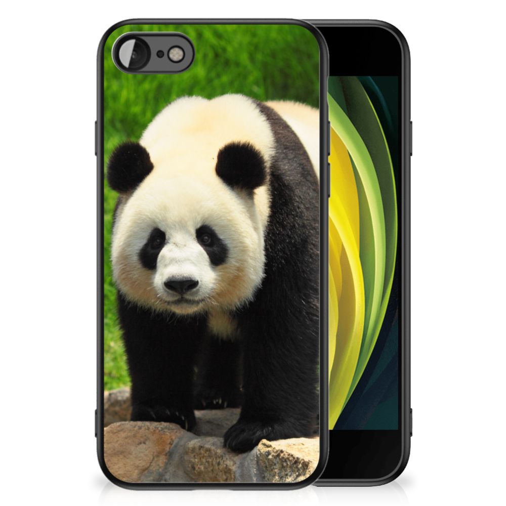 iPhone SE 2022 | SE 2020 | 7/8 Dierenprint Telefoonhoesje Panda met schattige panda afbeelding