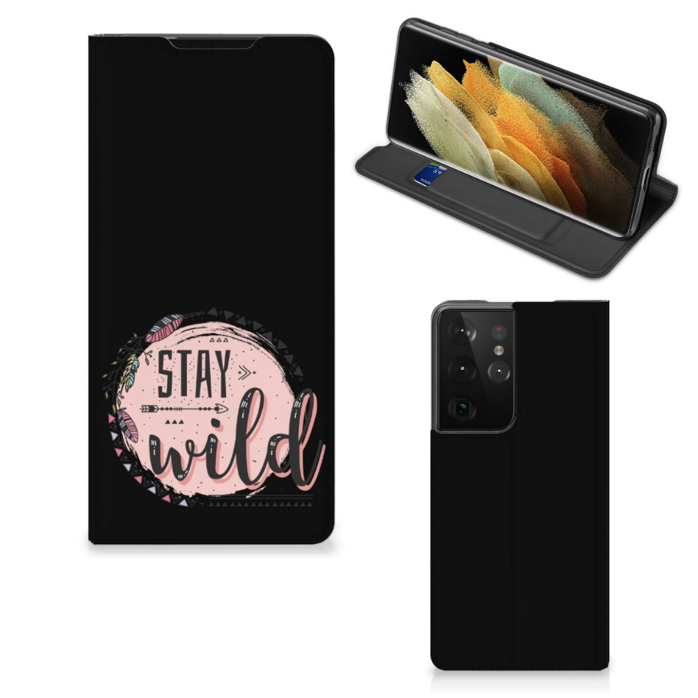 Samsung Galaxy S21 Ultra Magnet Case Boho Stay Wild - B2C Telecom