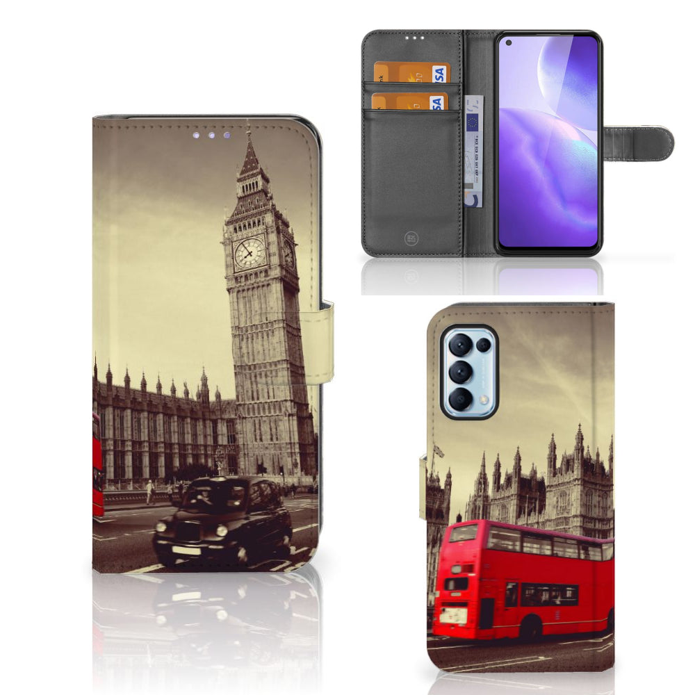 OPPO Find X3 Lite Flip Cover Londen