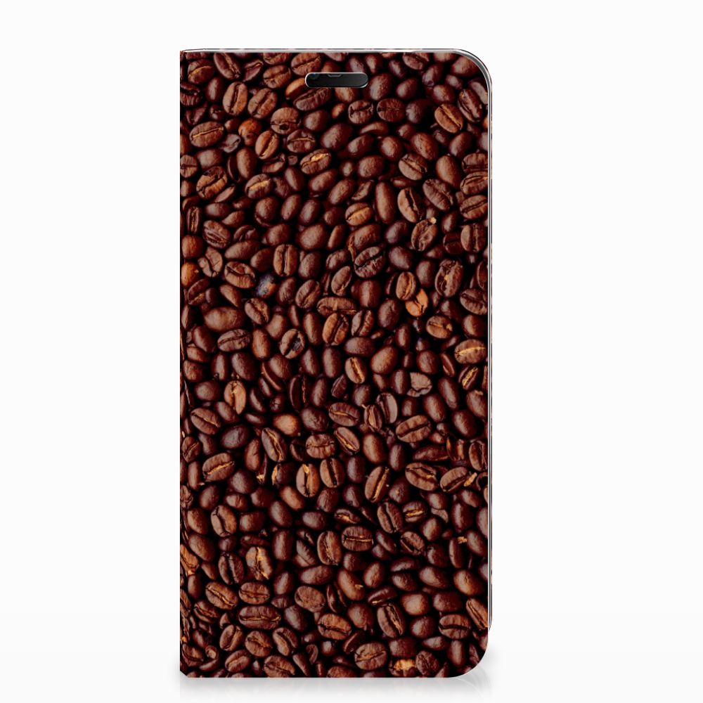 Nokia 7.1 (2018) Flip Style Cover Koffiebonen