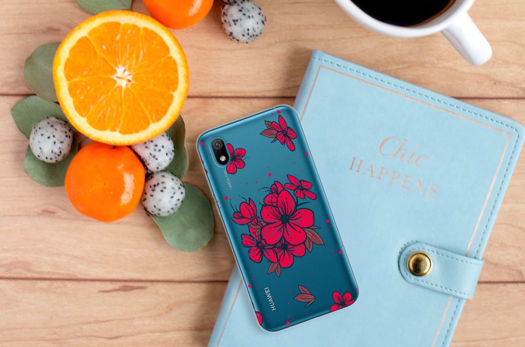 Huawei Y5 (2019) TPU Case Blossom Red