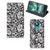 Nokia 3.4 Smart Cover Black Flowers - B2C Telecom