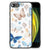 Dierenprint Telefoonhoesje voor iPhone SE 2022 | SE 2020 | 7/8 Vlinder met kleurige vlinders op een witte achtergrond.
