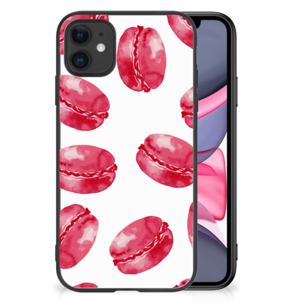 iPhone 11 Back Cover Hoesje Pink Macarons
