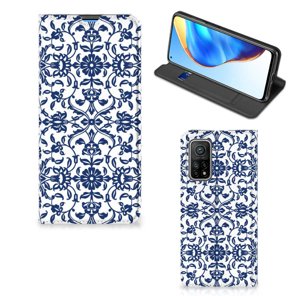 Xiaomi Mi 10T | 10T Pro Smart Cover Flower Blue - B2C Telecom
