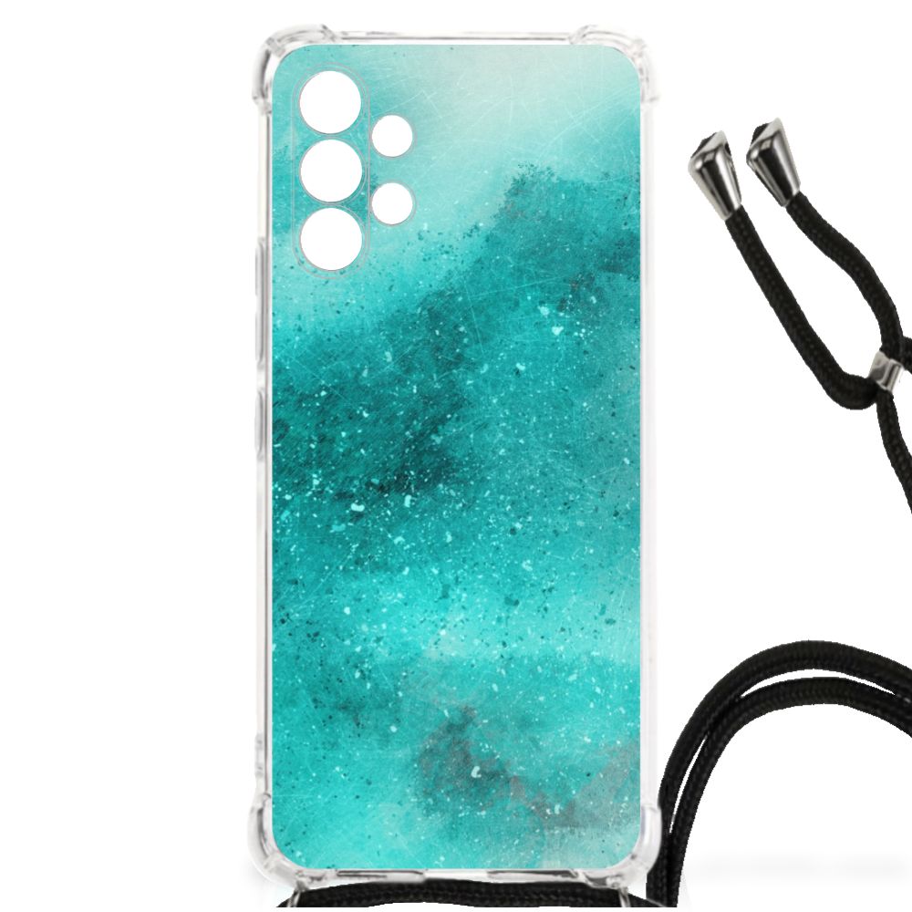 Back Cover Samsung Galaxy A13 4G Painting Blue