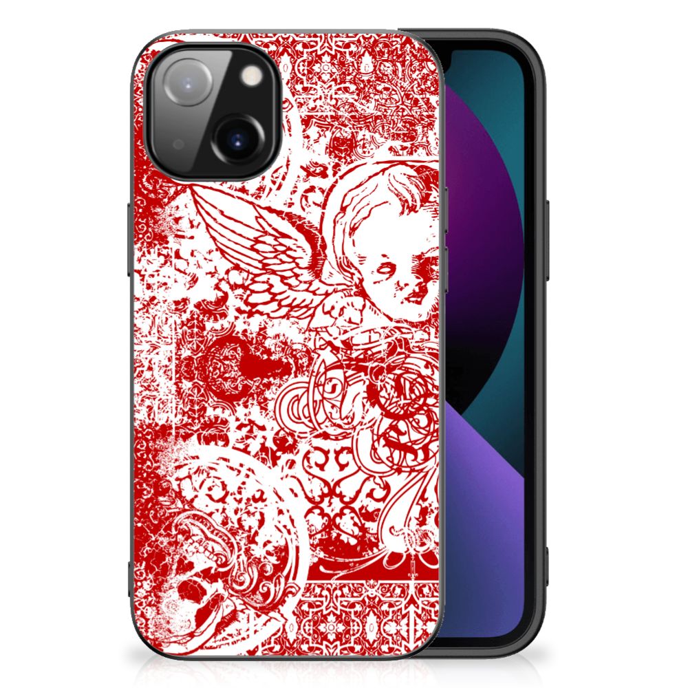 Telefoonhoesje Apple iPhone 13 Angel Skull Rood B2C Telecom