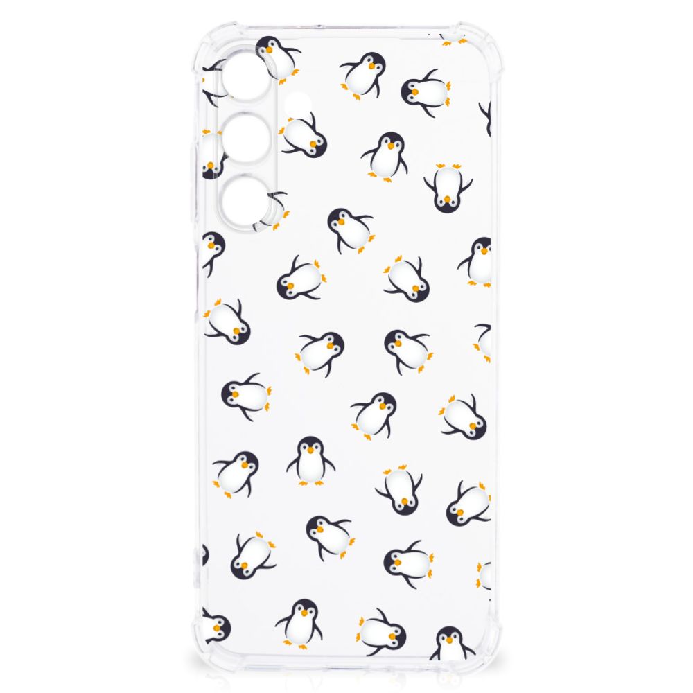 Doorzichtige Silicone Hoesje voor Samsung Galaxy A25 Pinguïn