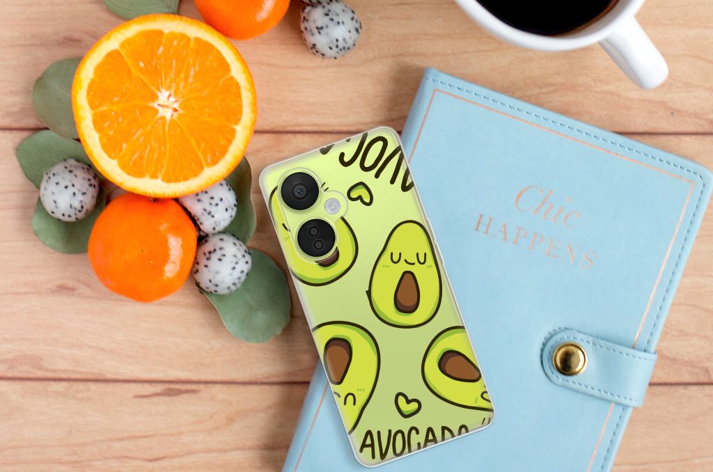 OnePlus Nord CE 3 Lite Telefoonhoesje met Naam Avocado Singing