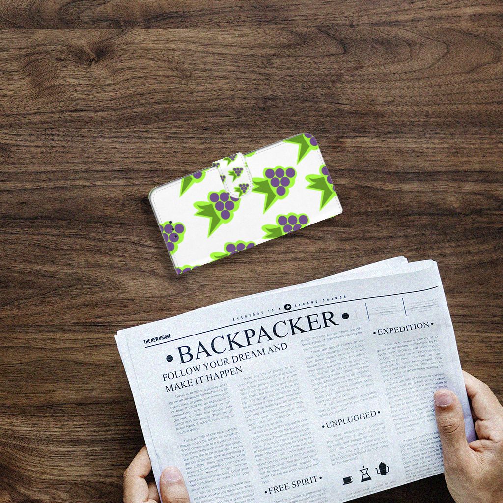 Samsung Galaxy A6 Plus 2018 Book Cover Druiven