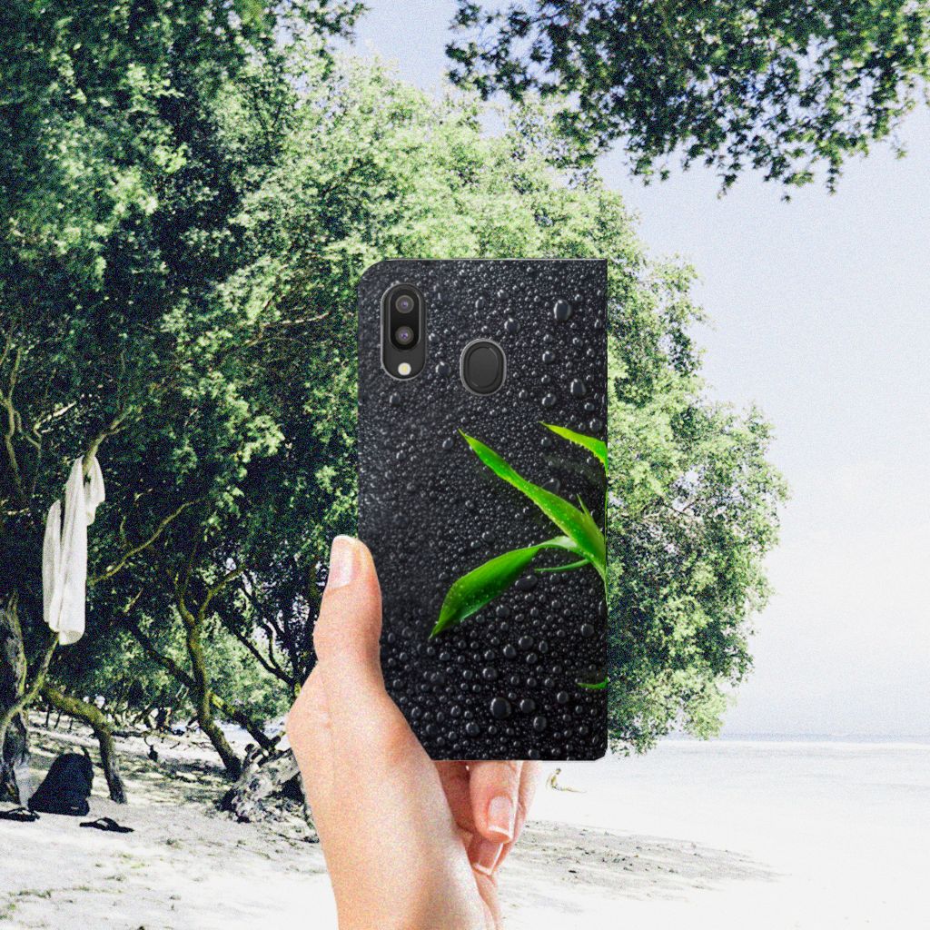 Samsung Galaxy M20 Smart Cover Orchidee