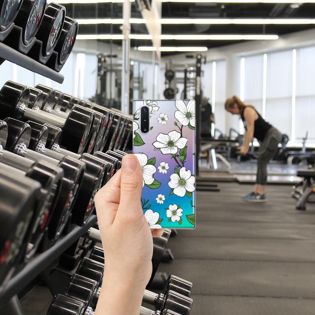 Samsung Galaxy Note 10 TPU Case Dogwood Flowers