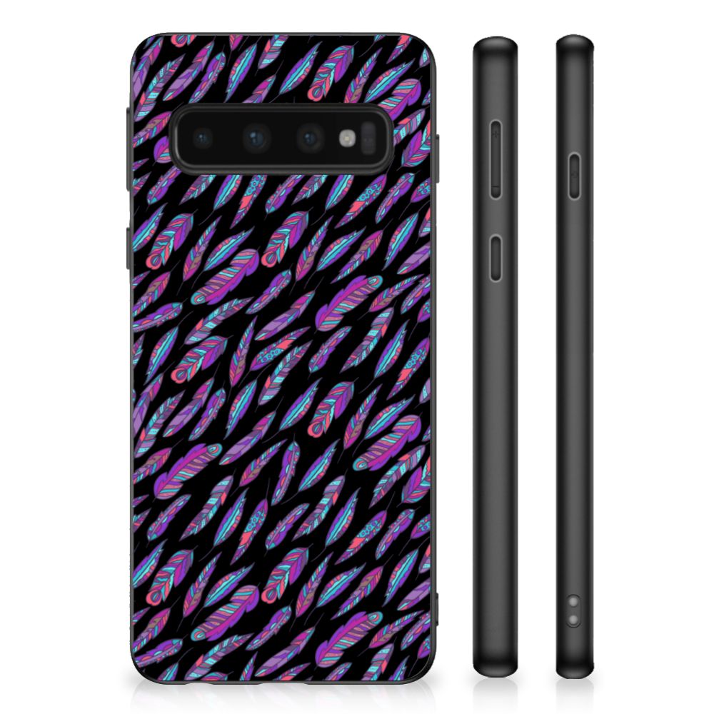 Samsung Galaxy S10 Bumper Case Feathers Color B2C Telecom
